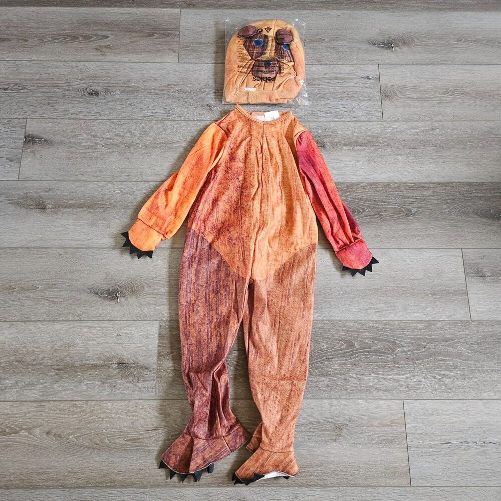 Toddler Boys Girl World of Eric Carle BROWN BEAR Halloween Costume Size 4T New - Picture 4 of 8